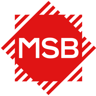 MSB logo, link to start page